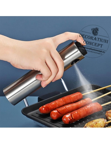 Recipient spray pulverizator ulei|otet, cu buton inalt