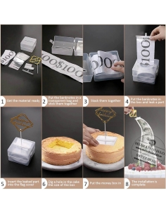 Bancomat surpriza tort, Money Pulling Box Happy Birthday