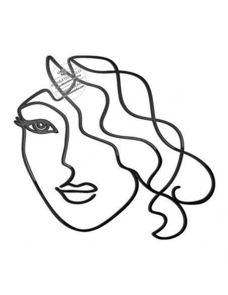 Topper lateral chip femeie par lung