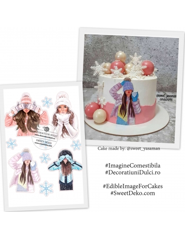 Fete si zapada, imagine comestibila