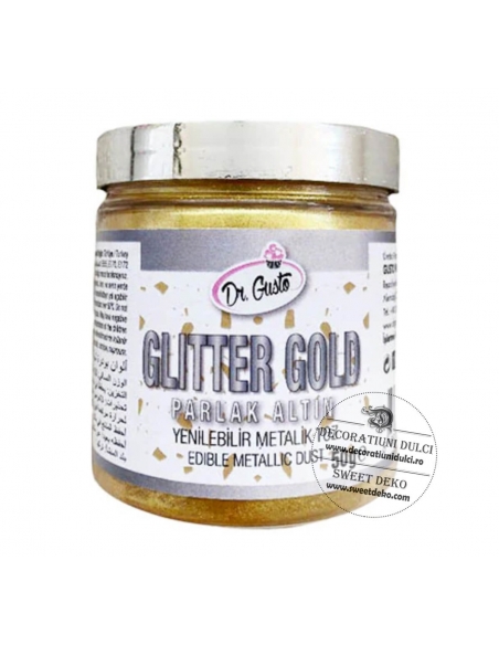 Glitter auriu, Dr Gusto metallic dust 50g