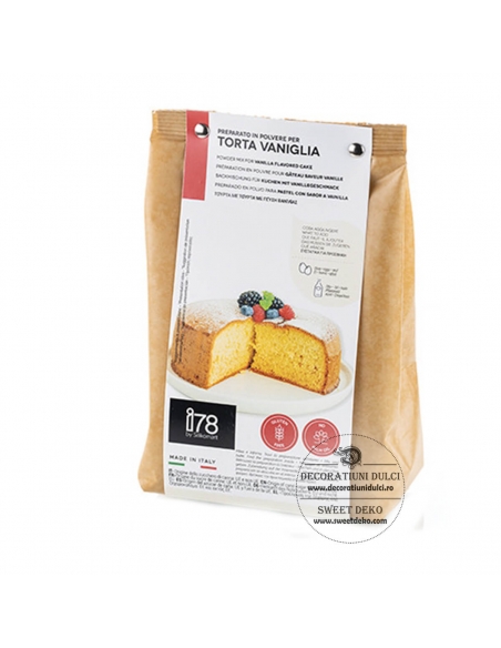 Mix blat de vanilie, powder mix for vanilla cake 400g, i78 Silikomart