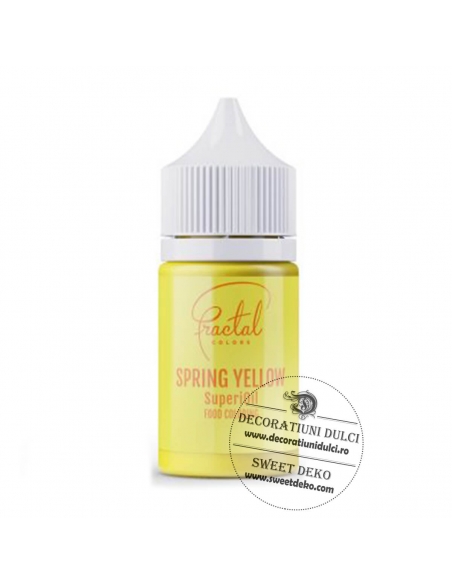 Fractal SuperOil - colorant liposolubil galben primavara - Spring Yellow