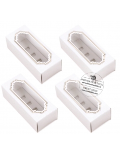 Cutie din carton si separator pentru mici deserturi (5buc/set) 2