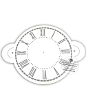 Sablon ceas | Decoratiuni Dulci