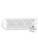 Sablon decor tort model coada de paun