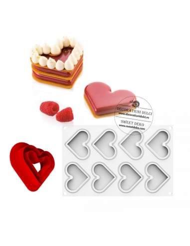 Silikomart Level Hearts 35