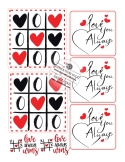 Imagine comestibila - Tic Tac Toe Love