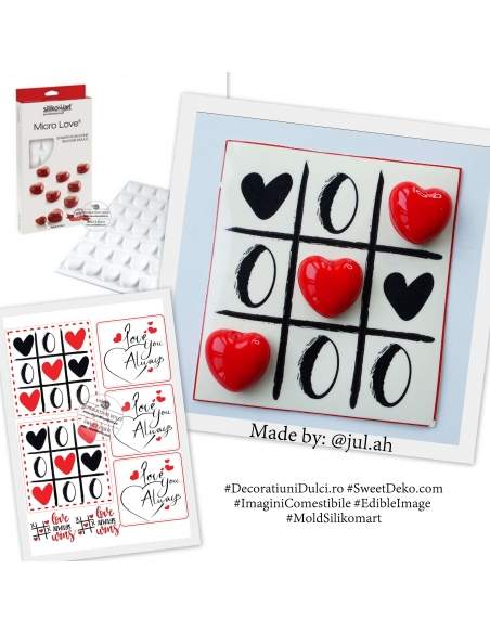 Imagine comestibila - Tic Tac Toe Love