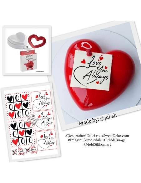 Imagine comestibila - Tic Tac Toe Love