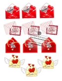 Imagine comestibila, scrisori de Valentine s Day