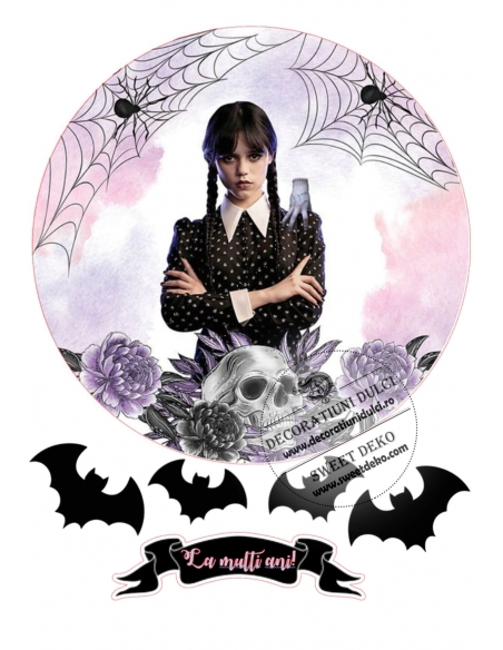 Imagine comestibilă, Wednesday in purple mood