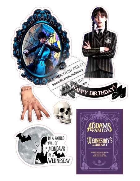 Imagine comestibila Be a Wednesday