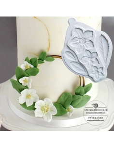 Flori si frunze, mulaj din silicon