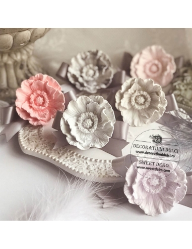 Mulaj tridimensional floare de mac