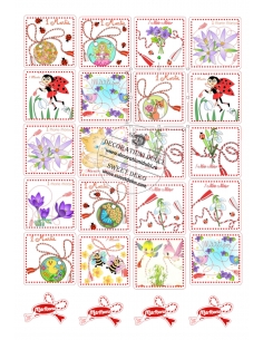 Imagine comestibila martisoare - 2 | Decoratiuni Dulci