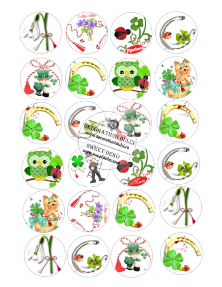 Imagine martisoare comestibile 4cm