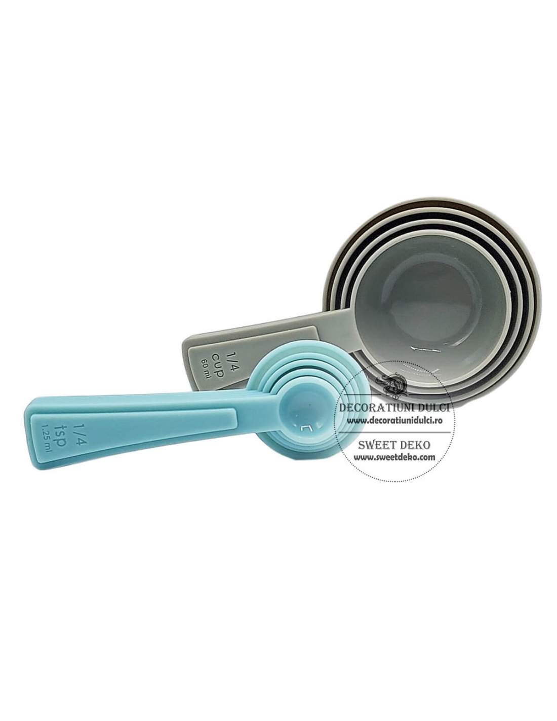 Set cupe si linguri de masurare 9buc