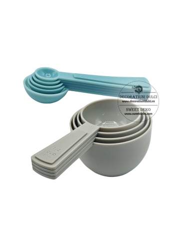 Set cupe si linguri de masurare 9buc