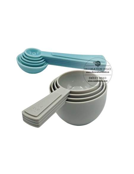 Set cupe si linguri de masurare 9buc