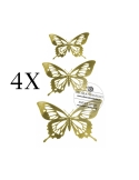 Fluturi aurii (12 buc/set)