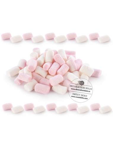 Micro marshmallow in doua culori (1kg)