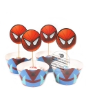 Invelitori si topper Spiderman | Decoratiuni Dulci