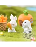Mini iepuras cu morcov | topper decor