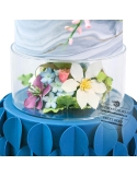 Etaj sau suport rotund, transparent pentru tort (h.10cm)