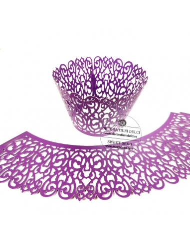 Invelitori dantelate mov | Decoratiuni Dulci