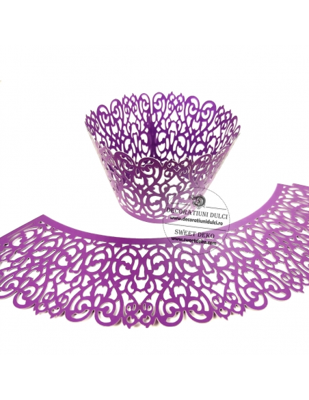 Invelitori dantelate mov | Decoratiuni Dulci