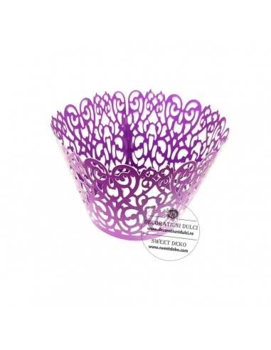 Invelitori dantelate mov | Decoratiuni Dulci