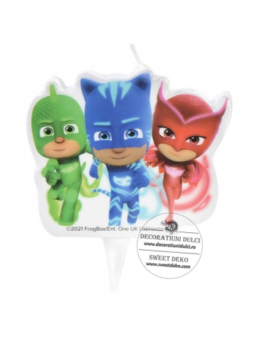 Lumanare cu eroi in pijama, PJ Masks