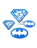Decupatoare sigla Superman si Batman | Decoratiuni Dulci