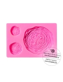 Mulaj ranunculus / trandafir stilizat, 3 dimensiuni