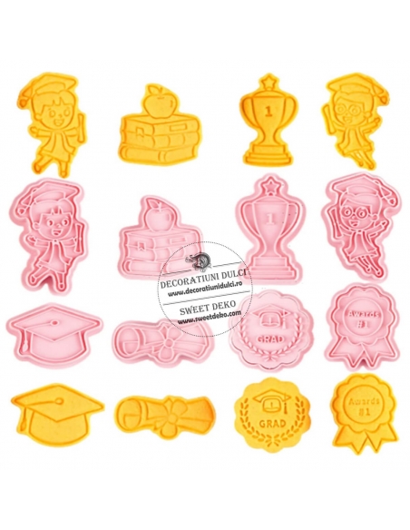 Set decupatoare absolventi (8buc)