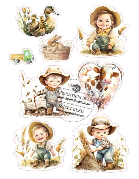 Imagine comestibila, micutii fermieri