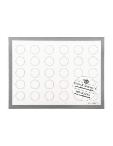 Plansa pentru copt macaron, fiberglass 30x40cm Silikomart