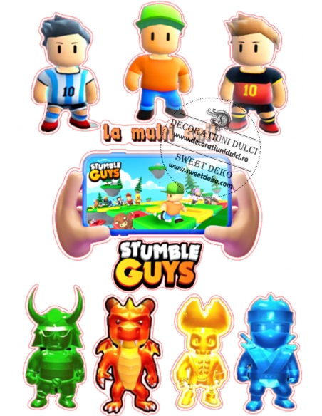 Imagine comestibila cu jocul Stumble Guys