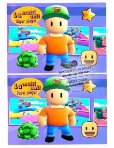 Imagine comestibila Stumble Guys Super player 2