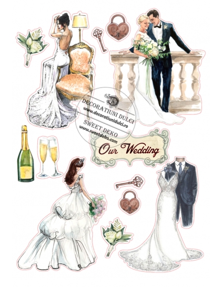 Imagine comestibila Our wedding