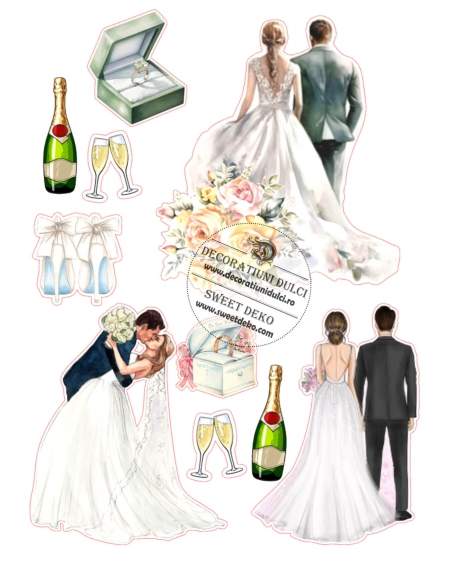 Imagine pentru decor tort, Pregatiri pentru nunta