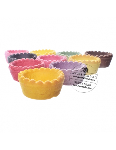 Coji tarte 4.4cm, colorate (300buc)