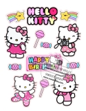 Imagine comestibila Hello Kitty si acadele