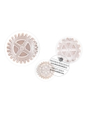 Decupatoare cu piston si arc in forma de roti dintate / pinioni
