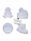Set 4 decupatoare tematica nunta