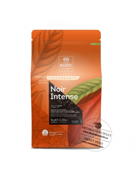 Cacao neagra Barry Callebaut Noir Intense 10-12%, 1kg