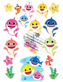 Imagine comestibila personaje Baby Shark