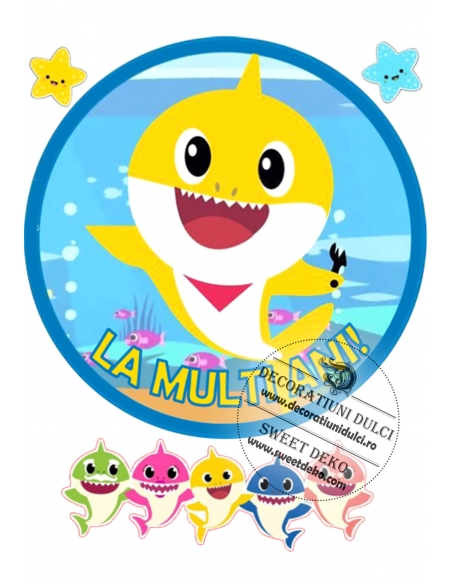 Imagine comestibila Baby Shark Boy