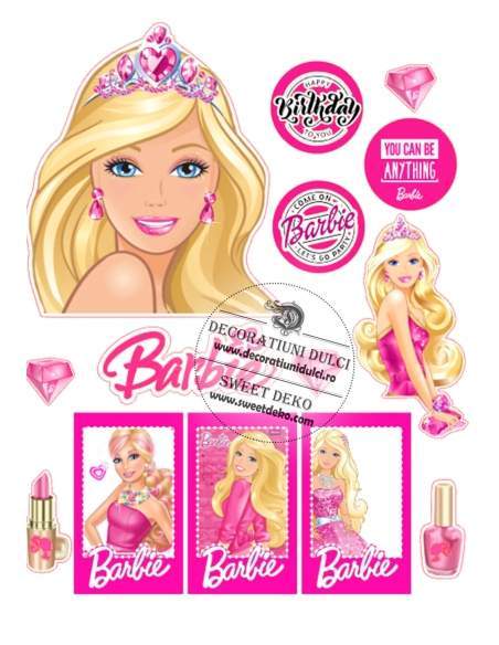 Imagine comestibila Wonderful Barbie